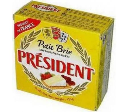 QUESO BRIE PRESIDENT 125GR