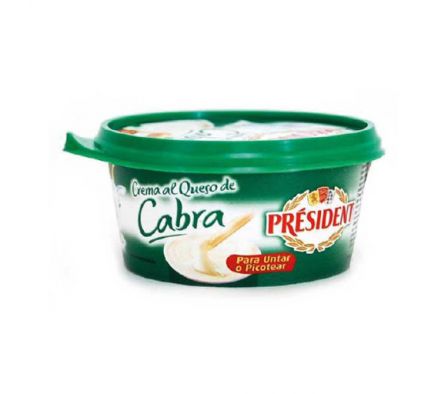 QUESO CREMA DE CABRA PRESIDENT 125GR