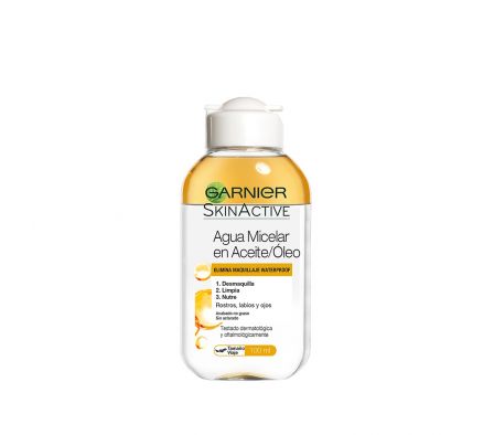 AGUA MICELAR GARNIER SKINACTIVE EN ACEITE 100ML