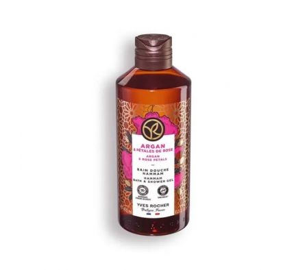 GEL DE DUCHA YVES ROCHER ARGAN PETALOS ROSA 400ML