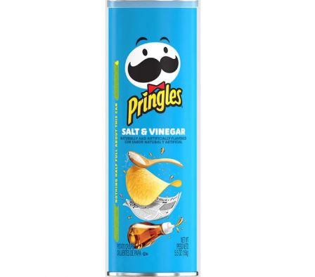 PAPAS FRITAS PRINGLES SALT & VINEGAR 158GR