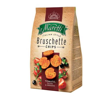 TOSTADITAS MARETTI TOMATE OLIVA Y OREGANO 70GR