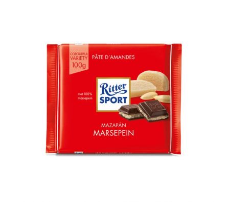 CHOCOLATE RITTER CON MAZAPAN 100GR