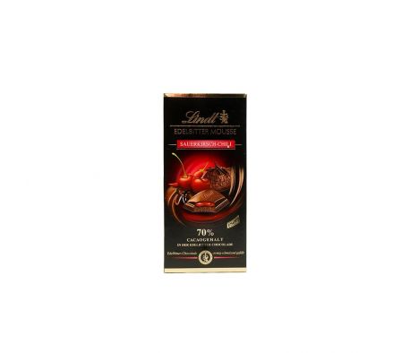 CHOCOLATE LINDT CEREZA AMARGA 150GR