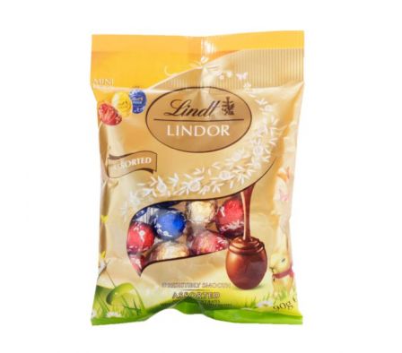 MINI HUEVITOS LINDT LINDOR SURTIDOS 90GR