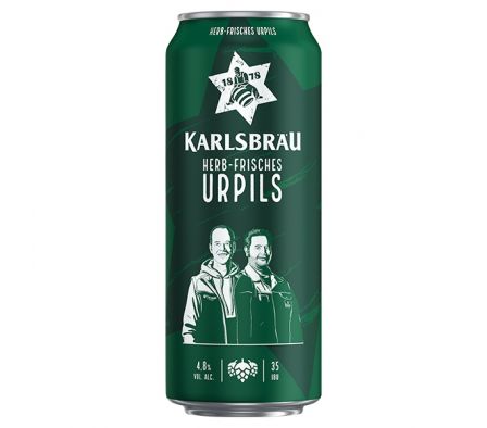 CERVEZA KARLSBRAU URPILS LATA 500ML
