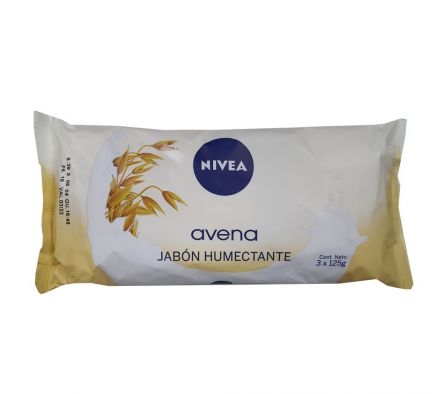 JABON TOC. NIVEA AVENA PACK 3 X125 GRS