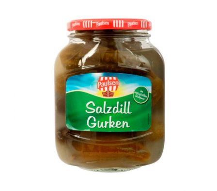 PEPINOS PAULSEN EN SALMUERA Y ENELDO 650GR