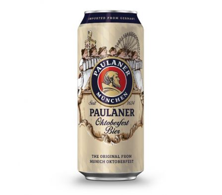CERVEZA PAULANER OKTOBERFEST LATA 500 ML