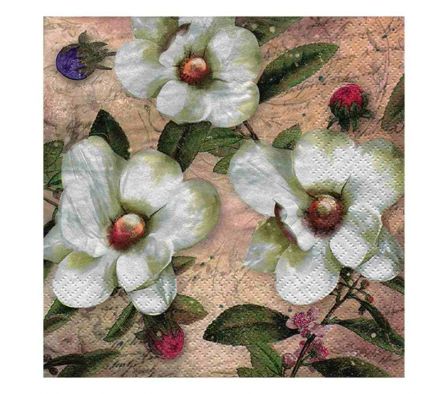 SERVILLETA TIFLAIR TROIS MAGNOLIAS 33X33CMTS