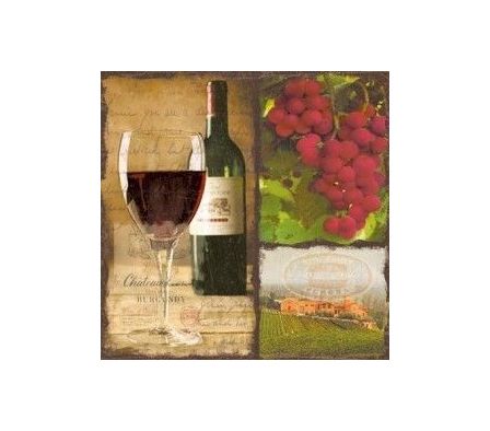 SERVILLETA TIFLAIR TINTO 33X33CMTS