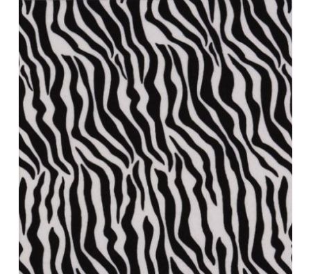 SERVILLETA TIFLAIR ZEBRA BLANCO Y NEGRO 33X33CMTS