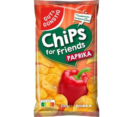 PAPAS FRITAS G+G PIMENTON  200GR