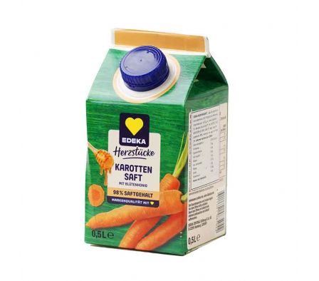 JUGO DE ZANAHORIA CON MIEL EDEKA 500 ML