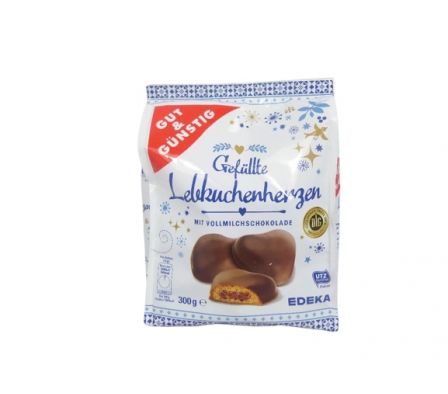 CORAZONES G+G LEBKUCHEN LECHE 300GR