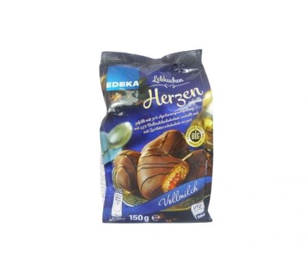 CORAZONES EDEKA LEBKUCHEN LECHE 150GR