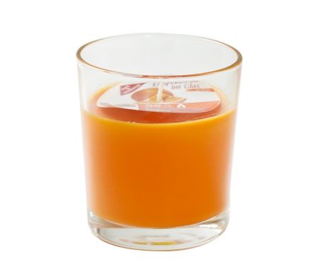 VELA AROMATICA G+G EN VASO NARANJA