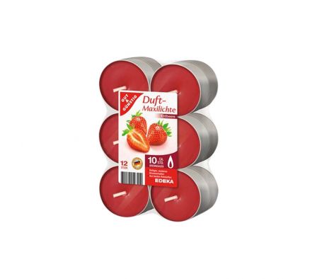VELAS G+G AROMA FRUTOS ROJOS 12UNI