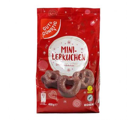 GALLETAS NAVIDEÑAS G+G C/BAÑO DE CHOC. AMARGO 400G