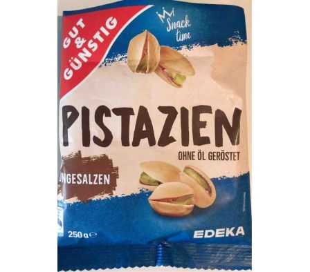PISTACHOS G+G SIN SAL 250GR