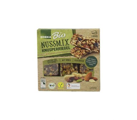 CEREAL EDEKA EN BARRA MIX DE NUECES 3UN