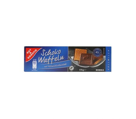 GALLETITAS G+G WAFFER C/CHOCOLATE DE LECHE 175G