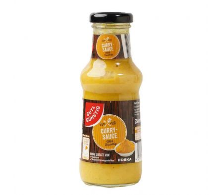 SALSA G+G AL CURRY 250ML