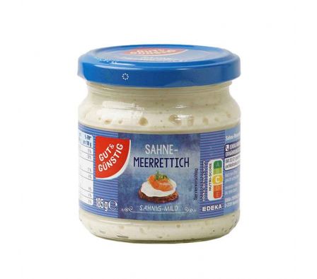 CREMA DE RABANO PICANTE G+G 185 G