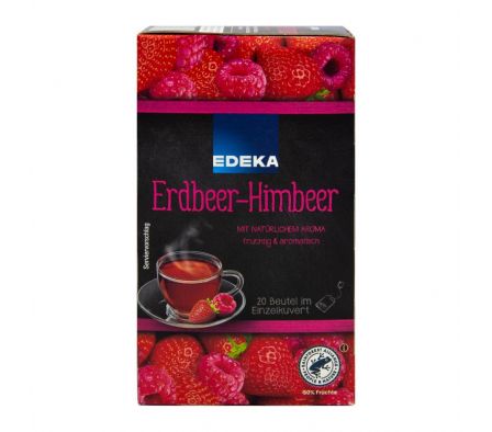 TE EDEKA FRUTILLA Y FRAMBUESAS 20UN