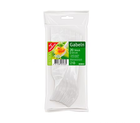 TENEDOR G+G BLANCO 20 UNDS.