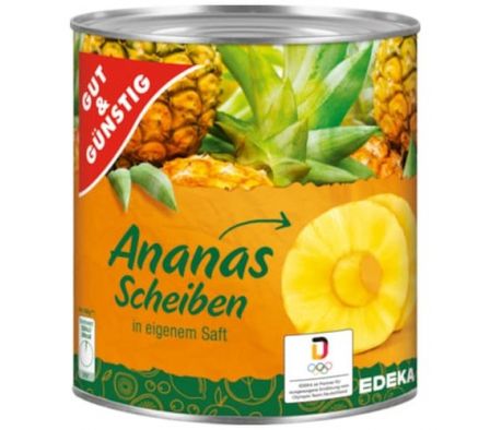ANANAS G+G EN RODAJAS 820GR