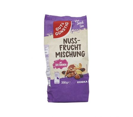 MEZCLA DE FRUTAS Y NUECES G+G 200GR