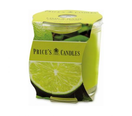 VELA PRICE'S CANDLES LIME & BASIL 170GR