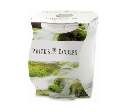 VELA PRICE'S CANDLES WHITE MUSK 170GR