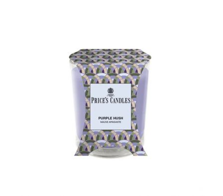 VELAS AROMATICAS GLASS JAR PRICE'S HUSH PURPL 170G