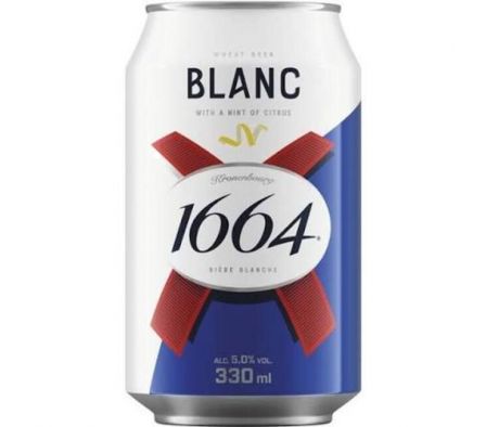 CERVEZA 1664 LAGER LATA 330ML