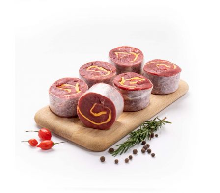 MEDALLON DE LOMITO C/ PANCETA Y CHEDDAR X KG