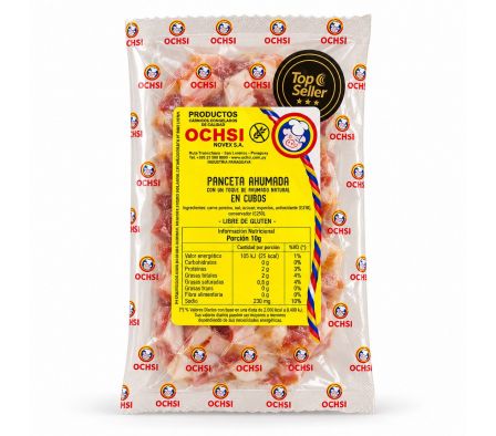 PANCETA AHUMADA OCHSI CORTADA EN CUBITOS X KG