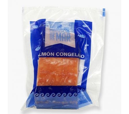PORCION DE SALMON NEVA CON PIEL CONGELADO 200GR