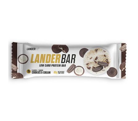 BARRITA LANDERFIT COOKIES&CREAM LOW CARB 45GR