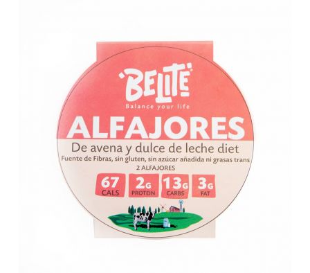 ALFAJORCITO DE AVENA FIT BELITE X UN.
