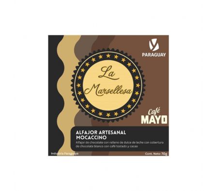 ALFAJOR ARTESANAL LA MARSELLESA MOCACCINO 70GR