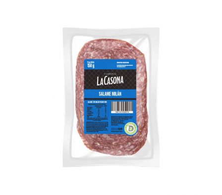 SALAME TIPO MILAN LA CASONA FETEADO 150 GR.