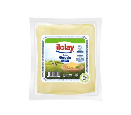 QUESO GOUDA ILOLAY LIGHT FETEADO 500GR