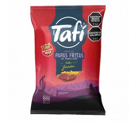 PAPAS FRITAS TAFI DE JAMÓN 100GR