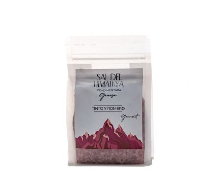 SAL GRUESA OM DEL HIMALAYA TINTO Y ROMERO 400GR