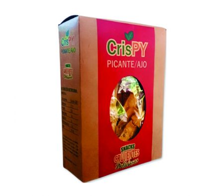 SNACKS CRISPY PICANTE AJO 150GR