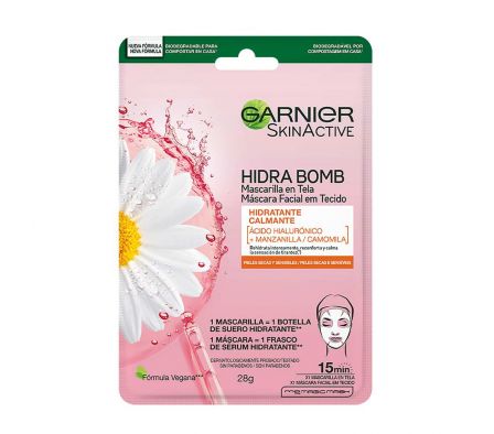 MASCARILLA DE TELA GARNIER SKINACTIVE MANZ. 3GR