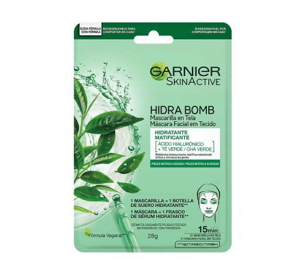 MASCARILLA FACIAL GARNIER SKINACTIV HIDRA BOMB 32G