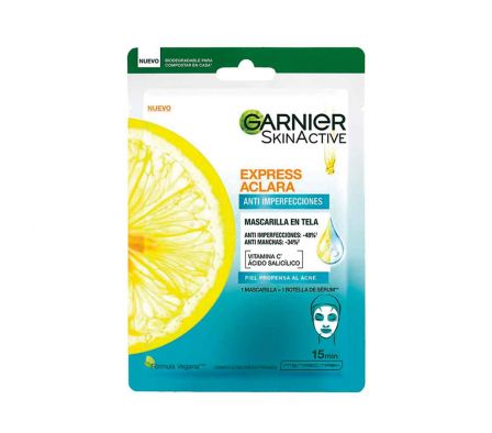MASCARILLA FACIAL GARNIER SKINACTIVE EX/ACLA 23GR 